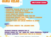 Lowongan Kerja Terbaru di KB Al-Furqon Tasikmalaya, Cek Selengkapnya disini
