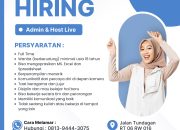 Peluang Karir: Admin & Host Live di Jalan Tasikmalaya