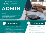 Agis Herbal Membuka Lowongan Kerja Admin di Tasikmalaya