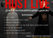 Kesempatan Berkarir sebagai Host Live untuk Produk Fashion Muslim Pria Gamis