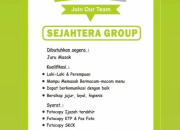 Lowongan Kerja Sejahtera Group Penempatan Ciamis