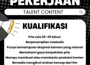 Lowongan Kerja Talent Content Penempatan Tasikmalaya