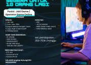 Lowongan Kerja Joki Game / Operator Game Online di Garden Galaxy Tasikmalaya