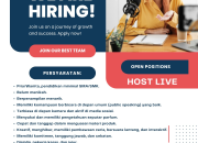 Lowongan Kerja Host Live Penempatan Tasikmalaya