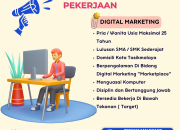Lowongan Kerja Digital Marketing Penempatan Tasikmalaya