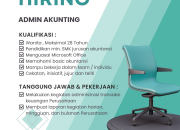 Lowongan kerja ADMIN AKUNTING CV Sinar Anugrah Ciamis