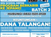 Peluang Emas: Program Berkarir di Jepang bersama SOU School Depok