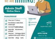 Lowongan Kerja Admin Staff Online Store di TerraTure Tasikmalaya