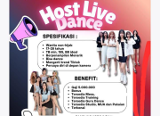Lowongan Kerja Host Live Dance di Bandung | Gaji 5 Juta & Disediakan Mess