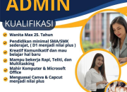 Loker Admin di PT Amico Senusa Jaya Kabupaten Bandung Terbaru 2025