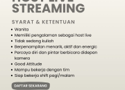 Lowongan Kerja Host Live Streaming di Rvnahiijab Mangkubumi, Tasikmalaya
