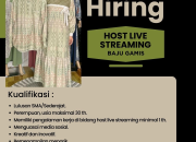 Lowongan Kerja Host Live Streaming Baju Gamis di Kawalu, Tasikmalaya