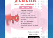 Lowongan Kerja Tenaga Teknis Kefarmasian Apotek Karisma Tarogong Kaler Terbaru 2025