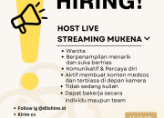 Lowongan Kerja Host Live Streaming Mukena di Dilshine, Tasikmalaya