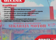 Lowongan Kerja Mekanik di Sukaraja Motor, Tangerang