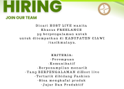 Lowongan Kerja Freelance Host Live di Ciawi, Tasikmalaya