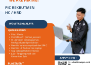 Lowongan Kerja PIC Rekrutmen HC/HRD di Tasikmalaya – PT Swapro International & Customer Service, Credit Marketing, Officer Marketing dan Collection di Banten & Jawa Barat – WOM Finance
