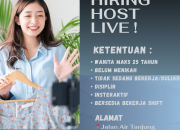 Lowongan Kerja Host Live Streaming di Tasikmalaya