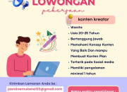 Lowongan Kerja Konten Kreator el.Jasmine Official