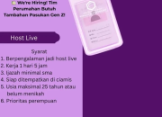 Lowongan Kerja Host Live Part-Time Topana Group di Ciamis 2025