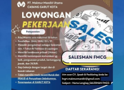 Lowongan Kerja Salesman FMCG PT Makmur Mandiri di Garut Kota 2025