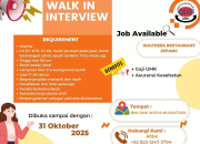 Lowongan Kerja Waitress di Restoran Jepang: Gaji Sesuai UMK dan Dapat Asuransi, Loker Terdekat Terbaru 2025