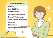 Lowongan Kerja Admin Kantor di PT. Asih Tunggal, Tasikmalaya