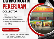 Lowongan Kerja Collector di PT Columbus Tasikmalaya (Lulusan SMA)