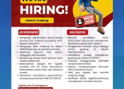 Lowongan Kerja Admin Gudang Nyai Mercon – Deadline 8 Oktober 2025 Garut
