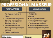 Lowongan Kerja Profesional Masseur di WOODS Family Massage & Reflexology BSD, Gading Serpong, dan Pamulang