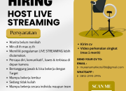 Lowongan Kerja Host Live Streaming Mahkota 786 Tasikmalaya Terbaru 2025