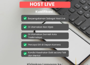 Lowongan Kerja Host Live Rish Collection Terbaru 2025 di Tasikmalaya