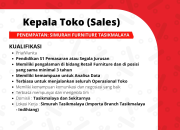 Lowongan Kerja Simurah Furniture Tasikmalaya (Importa Branch): 4 Posisi Kunci di Indihang