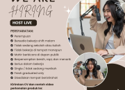 Lowongan Kerja Host Live Full Time Terbaru 2025 di AESHA STORE.CO Tasikmalaya