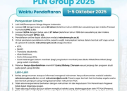 PENGUMUMAN! Rekrutmen Nasional PLN Group 2025 Resmi Dibuka (Seluruh Indonesia)