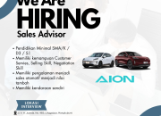 Loker Sales Advisor Indomobil Plaza (AION) Terbaru 2025 – Gaji dan Insentif Menarik!