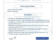 Lowongan Kerja Sales & Marketing Staff dan Branch Manager RAJA Sukses Propertindo Cirebon 2025