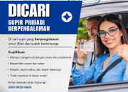 Lowongan Kerja Supir Pribadi Berpengalaman di Jakarta | Karir Driver Terbaru 2025