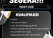 Lowongan Kerja Host Live di Zacksscoot.Studios Kota Tasikmalaya | Loker Terbaru 2025