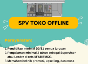 Lowongan Kerja SPV Toko Offline (Supervisor) Inidya Tasikmalaya | Loker Retail 2025