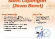 Loker Sales Lapangan Jawa Barat MyRepublic (PT Ponseljobs) Terbaru 2025
