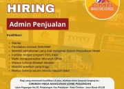 Loker Admin Penjualan CMB Cirebon Mega Bangunan Pagongan Lulusan SMA/SMK