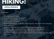 Lowongan Kerja PT Guna Bangunan Utama Senantiasa Cirebon: Operator Forklift, Kepala Produksi, Marketing, dan Driver Terbaru 2025