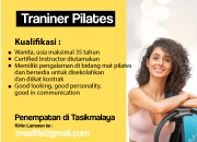 LOKER TERBARU 2025: Trainer Pilates (Instruktur) di Tasikmalaya – Kirim CV Sekarang!