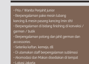 Lowongan Kerja Staff Finishing/Jahit Kanzi by Liza Yahya di Jakarta 2025: Gaji Borongan Hingga 4 Juta