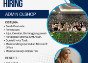 Lowongan Kerja Admin Olshop Gaspoldigital Terbaru 2025 di Kota Tasik: Fresh Graduate Welcome!