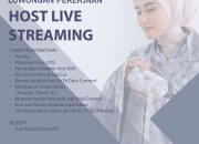 Loker Host Live Streaming Delika Mode Tasikmalaya (Maksimal 27 Tahun)