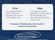 Lowongan Kerja Terbaru 2025: Driver, Sales, Helper, dan Business Development Representative di Jawa Barat