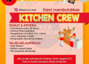 Lowongan Kerja Kitchen Crew – Kepincut Resto & Café – Cirebon
