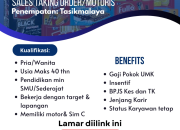 Lowongan Kerja Sales Taking Order/Motoris PT Artaboga Cemerlang OT Grup Tasikmalaya (SMU/Sederajat)